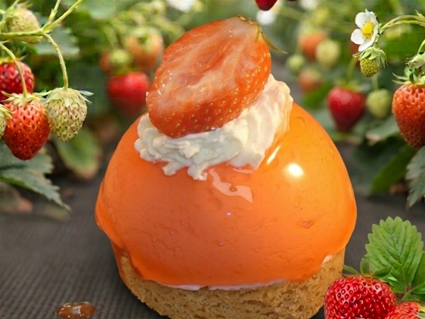 AARDBEIEN BOL GEBAK