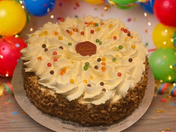 VAN HELDEN FEEST TAART