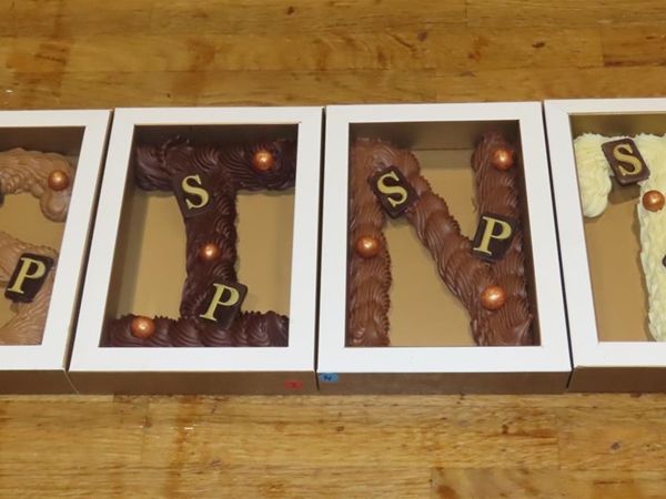 Roomchocoladeletter PUUR (groot)